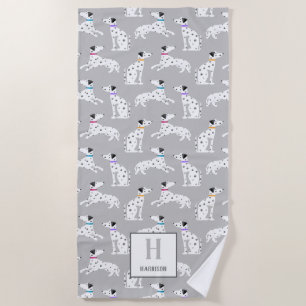 Dalmatiner Dog Polka Dot Animal Water Kids Strandtuch