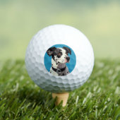 Dalmatiner Dog Portrait Golfball (Insitu T-Shirt)