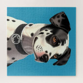 Dalmatiner Dog Portrait Puzzle (Horizontal)