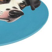 Dalmatiner Dog Portrait Schneidebrett (Ecke)
