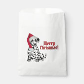 Dalmatiner Dog Red Strumpf Cap Frohe Weihnachten Geschenktütchen (Vorderseite)
