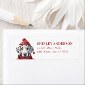 Dalmatiner Dog Rücksendeadressen-Aufkleber (Insitu)