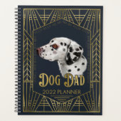 Dalmatiner Dog Vater Funny 2022 Planer (Vorderseite)