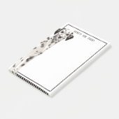 Dalmatiner Dog | Witziges Zitat oder Text ändern Post-it Klebezettel (angewinkelt)