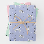 Dalmatiner Dog Wrapping Paper Set 3 Geschenkpapier Set (Beispiel)