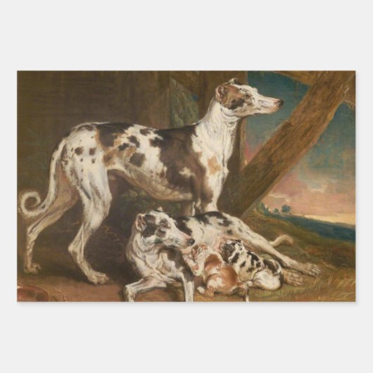 Dalmatiner Dogs (von James Ward) Geschenkpapier Set (Vorderseite 2)