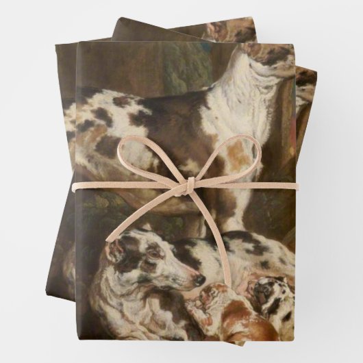 Dalmatiner Dogs (von James Ward) Geschenkpapier Set (Beispiel)