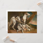 Dalmatiner Dogs (von James Ward) Karte (Vorderseite/Rückseite Beispiel)