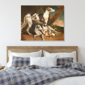 Dalmatiner Dogs (von James Ward) Leinwanddruck (Insitu (Schlafzimmer))