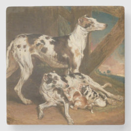 Dalmatiner Dogs (von James Ward) Steinuntersetzer
