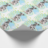 Dalmatiner Doktor Hund mit Stethoskop und Brille Geschenkpapier (Ecke)