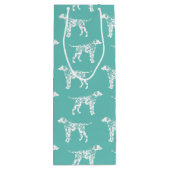 Dalmatiner Doppy Geschenktüte Für Weinflaschen (Rückseite)