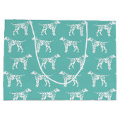 Dalmatiner Doppy Große Geschenktüte (Rückseite)