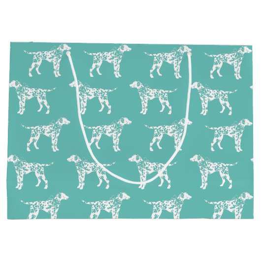 Dalmatiner Doppy Große Geschenktüte (Rückseite)