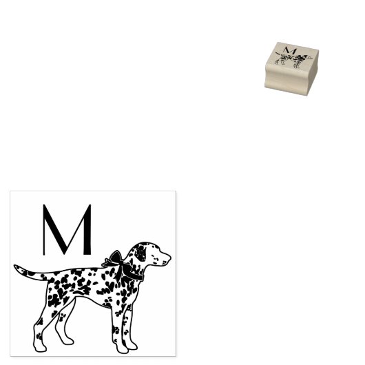 Dalmatiner Doppy Gummistempel (Stempel)