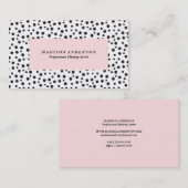 Dalmatiner Dots | Visitenkarten Visitenkarte (Vorne/Hinten)