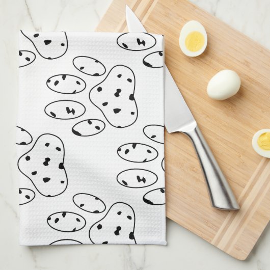 Dalmatiner Druckmuster Handtuch (Viertel Falte)