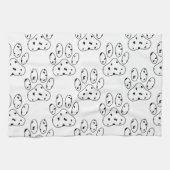 Dalmatiner Druckmuster Handtuch (Horizontal)