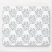 Dalmatiner Druckmuster Mousepad (Vorne)