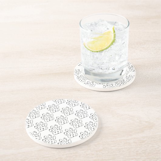 Dalmatiner Druckmuster Untersetzer (Seite)