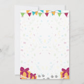 Dalmatiner Einladung zum Geburtstag (Rückseite)