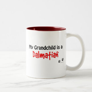 Dalmatiner-Enkelkind Zweifarbige Tasse