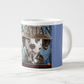 Dalmatiner Fang Guide Kaffee Tasse (Vorderseite Rechts)