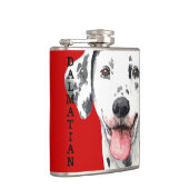 Dalmatiner-Farbblock Flachmann (Rechts)