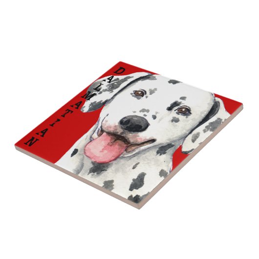 Dalmatiner-Farbblock Fliese (Seite)