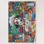 Dalmatiner Feiertag Backen: Feierliche Weihnachten Puzzle (Vertikal)