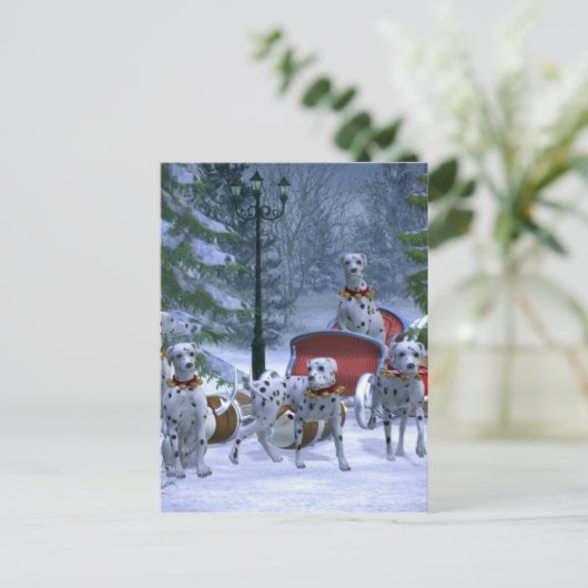 Dalmatiner Feiertagspostkarte (Stehend Vorderseite)