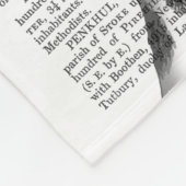 Dalmatiner, Festhund und Hut Fleecedecke (Ecke)