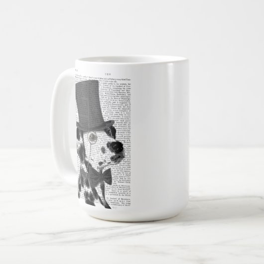 Dalmatiner, Festhund und Hut Kaffeetasse (Vorderseite Links)