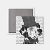 Dalmatiner, Festhund und Hut Magnet (Vorderseite/Rückseite)