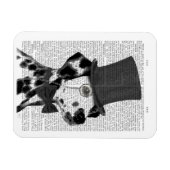 Dalmatiner, Festhund und Hut Magnet (Horizontal)