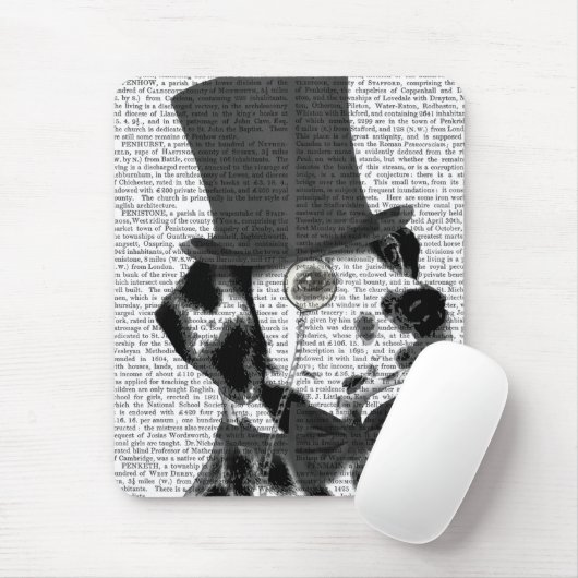 Dalmatiner, Festhund und Hut Mousepad (Mit Mouse)