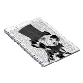 Dalmatiner, Festhund und Hut Notizblock (Rechte Seite)