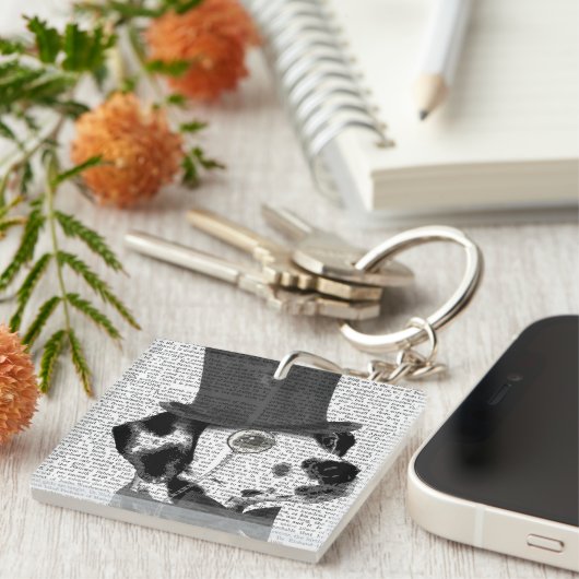 Dalmatiner, Festhund und Hut Schlüsselanhänger (Vorderseite rechts)