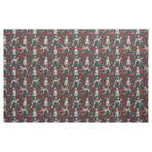 Dalmatiner-Feuerwehrleute Stoff (Fat Quarter (45,7 x 55,9 cm))