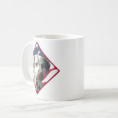 Dalmatiner Flag 2 Kaffeetasse (Vorderseite Links)
