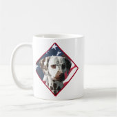 Dalmatiner Flag 2 Kaffeetasse (Links)