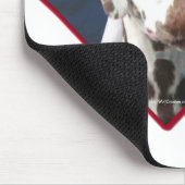 Dalmatiner Flag 2 Mousepad (Ecke)