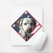 Dalmatiner Flag 2 Mousepad (Mit Mouse)