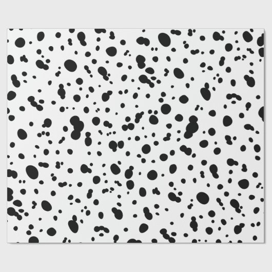 Dalmatiner Flecken Druck Geschenkpapier (Flach)