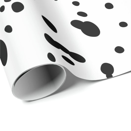 Dalmatiner Flecken Druck Geschenkpapier (Rolleneckpunkt)