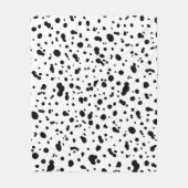 Dalmatiner Flecken Fleecedecke (Vorderseite)