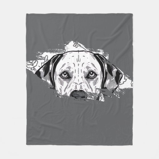 Dalmatiner Fleecedecke (Vorderseite)