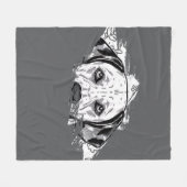 Dalmatiner Fleecedecke (Vorderseite (Horizontal))
