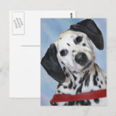Dalmatiner Foto Postkarte (Vorne/Hinten)