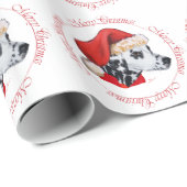 Dalmatiner Frohe Weihnachten Geschenkpapier (Rolleneckpunkt)